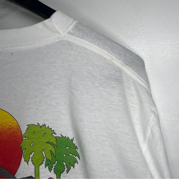 Checkers Burgers Shirt Mens XL Vintage T Shirt 90s Single Stitch Tee Rare USA